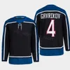 Hommes pour enfants hockey revers rétro 90 Elvis Merzlikins Jerseys 27 Adam Boqvist 4 Vladislav Gavrikov 5 David Jiricek 59 Yegor Chinakhov 8 Zach Werenski 22 Jake Bean