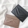 Echt lederen portemonnee Luxe sleutelportefeuilles Designer kaarthouder Damesportemonnee Herenmode Munt Zwart lamsleer Paspoorthouders Kaarthouder Sleutelhanger Handtas Klassieke tas