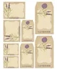 Confezioni regalo Etichetta lavanda vintage Bill Adesivi Diario decorativo Materiale per scrapbooking Collage fatto a mano Forniture per artigianato estetico