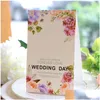 Party Decoration Fashion Wedding Cake Toppers Fresh Style Print Table Card Souvenir Supplies Gifts Place Cards Design 0 82Mh Zz Drop Dhb8D