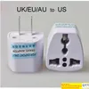 Reseladdare AC Electrical Power UK AU EU till oss Plug Adapter Converter USA Universal Adapter Connector Hög kvalitet