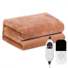 Blankets 220V Blanket Heated Electric Sheet Thicken Thermostat Security Warm Mattress Heating For Beds