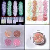 Nail Glitter 4Pcs/Lot Laser Art Holographic Flakes Powder Set Manicure Chrome Pigment Diy For Nails Gel Polishnail Drop Delivery Hea Dho7E