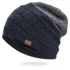 Cappelli da festa Accogliente Cappello da copertura Ciniglia Lana Plus Veet Ispessimento Caldo Fahion Sport Slouchy Berretto allentato Regolabile Unisex Lavorato a maglia Drop Dhmll