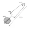 Koffie thee gereedschap roestvrijstalen handgreep mesh kogeldiameter handige filter stabiele zeef sterke infuser hoge kwaliteit druppel deli dhwuw