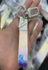 Trendy Luxury Designer Keychain Genuine Leather Rope 6 Colors Classic Keychains Colour Block Letter Keys Buckle Mens Womens Orname9733414