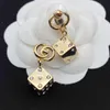 Silver Needle Diamond Dice stud Earings luxury channel earrings Women wedding jewelry