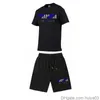 2022 neue TRAPSTAR Trainingsanzug Set Männer T Shirt Shorts Sets Sommer Sportswear Jogging Hosen Streetwear Tops T-shirt Anzug huiya03