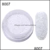 Nail Glitter Powder Pearl Sparkle Chrome glittrande bl￤ndande pigment dammkonst dekorationnail droppleverans h￤lsa sk￶nhet salong dhfwq