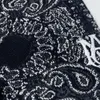 Summer Vintage Paisley Print Mens Cashmere Knitted Shorts Cashew Jacquard Knitting Embroidered Men Sweatpant