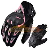 ST693 Motorcykelhandskar Kvinnor Män Summer Breattable Pink Touch Screen Moto Glove For Motocross Motorcykel Racing Riding Guantes