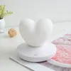 Nachtlichten LED LAMP Desk Licht Love Heart Holiday Batterij Oplaadbare baby slaapkamer bedkamer bedriem kinderen verjaardagscadeaus bar