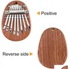 Science Discovery Mini Kalimba Pouce Piano Portable Disery Bois Massif 8 Touches Marimba Doigt Musical Pour Enfants Adts Débutants Drop D Dh0Fp