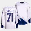 Mulher mulher jovem retro hóquei retro 71 Anthony Cirelli Jersey 41 Pierre-Edouard Bellemare 98 Mikhail Sergachev Corey Perry 38 Brandon Hagel Ross Colton Pat