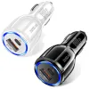 Car Charger Fast Quick Charging PD USB-C QC3.0 Type C Auto Power Adapters For Ipad Iphone 12 13 Pro Max Samsung Lg chargers