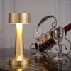 Table Lamps Vintage Metal Charging Desk Lamp Bar Mood Mights Cafe Restaurant El Decorated With Tri-color Touch Dimming