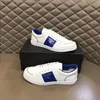 7A Scarpe casual firmate da uomo Scarpe da ginnastica da uomo Sport nero bianco blu Serie sportiva da uomo Classico logo triangolare Suola in gomma antiscivolo resistente all'usura 38-45EU