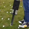 Golfboll pickupnät med en enkel borttagningsrör förvaringspåse