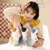 Моделирование мягкое длинношнее кроличье кролик реалистичные мягкие приятные игрушки для кролика фаршированные плюшевые игрушки животных домашние комнаты подарки для детей