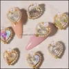 Stickers Decals 3D Luxury Nail Art Rhinestones And Charms Heart Crystals Diamonds Gems Stones For Diy Work Drop Delivery Health Be Dh3Lh