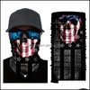 Designer Masks Halloween Sport Bandana Clown Skl SCRAP Outdoor Cycling Neck Nadless Face ER Sunsn Protective Mask Drop levering Hom DHR5Z