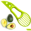 Fruits Légumes Outils 3 En 1 Avocat Trancheuse Mtifunction Cutter Couteau Éplucheur En Plastique Séparateur Karité Corer Beurre Gadgets Cuisine À Dhduw