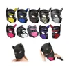 Party Masks Padded Latex Rubber Role Play Dog Mask Puppy Cosplay Fl Headaddears 10 Colors Drop Delivery Home Garden Festive Supplies Dhvkc