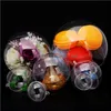 Christmas Decorations Transparent Clear Fillable Candy Snack Ball Box Xmas Ornament Tree Favor Gift 5Cm/6Cm/7Cm/8Cm Drop Delivery Ho Dhck4