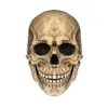 Party Masks Halloween Horror ADT SKL MOUN MOVERABLE MASK FL FACE Fear Flexible Skeleton LaTex Headgear Masquerade Reunion Props Cospl DHC3R