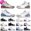 أحذية كرة السلة ognew Jumpman 3S Pine Green Racer Blue Gay Grey Georgetown Medium