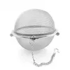 Wholesale Stainless Steel Tea Pot Infuser Sphere Locking Spice Green Leaf Ball Strainer Mesh Strainers Filter Tools