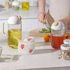 Bouteilles de stockage Pot à sucre Assaisonnement Pot à sel Conteneur Bol à condiments en céramique Boîte de cuisine en porcelaine Porte-poivre Conteneurs Distributeur