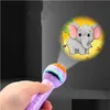 Led Light Sticks Projector Toys Flashlight Projectors Torch Lamp Early Education Game For Kid Holiday Birthday Xmas Gift Toy Drop De Dh3Im