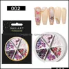 Nail Art Decorations Rhinestones Foil Chip Mtisize edelstenen metalen klinknagels studs voor salon spullen benodigdheden drop levering gezondheid schoonheid dh2zx