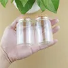 زجاجات التخزين 2 PCS/Lot 47 70mm 80ml Glass with Cork Tipicy Tiny Bottion Containers Vials Diy Craft Vials