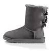 Kvinnliga flickor designer skor stövlar utomhus fotled snö boot päl läder kastanj