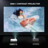 Projectoren Yaber Mini Projector 4K 1080P Full HD WiFi Projector V2 Portable Telefoon Draadloze spiegeling Projector voor iOS / Android / TV Stick T221216