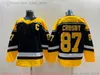 Movie College Ice Hockey Wears Jerseys Stitched 87SidneyCrosby Winter Klassieke herenjersey5488049