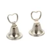 Favore di partito Silver Bell Place Card Holder / Photo Holder Wedding Table Decoration Bomboniere DF1212