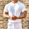 メンズTシャツmanコットンサマージムフィットネスシャツカジュアルファッション2022メンズ半袖Tシャツ男性スリムトレーニングTシャツ服