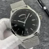Luxusuhr orologio da uomo movimento automatico quadrante nero Day date acciaio inossidabile orologi meccanici Montre De Luxe hanbelson239D
