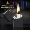 Retro Windproof Kerosene Flint Lighter Refill Grinding Wheel Cigarette Gasoline Outdoor Oil Petrol Lighter Customized DIY Machine Gadgets