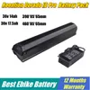 Reention ebike 배터리 Dorado id pro 36V 13Ah 15Ah 17.5Ah 숨겨진 ebike 프레임 akku 10.4Ah 12.8Ah 14Ah 충전기 포함