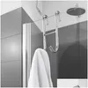 Hooks Rails Shower Door Bathroom Towel Hook Over For Towels Squeegee Drop Delivery Home Garden Housekee Organization Storage Dhxyc