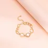 Strand Baroque Pearl Bracelets For Women Fashion Metal Chain 2022 Charm Bracelet Bangles Jewelry Punk Goth