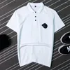 Heren polos 2022 zomer luxe zakelijke persoonlijkheidspatroon poloshirt topkwaliteit ontwerp mode slank