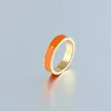 Designer rings simple fashion letters men and women couple rings titanium steel 18K gold plated ring non-fading anti-allergy holiday gift luxury jewelry