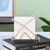 Table Paper Napkin Holder Stainless Steel Tissue Dispenser for Kitchen Countertops Dining Table Indoor Outdoor Use PHJK2212