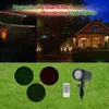 Christmas Moving Effect Projector Light RG Full Sky Star Laser Light Projector Waterproof Outdoor Garden Party Lights With RF Remote 3 Modes