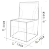 의자 덮개 등 등받이가있는 방수 좌석 플라스틱 투명 가구 엘 레스토랑을위한 먼지 대형 보호기